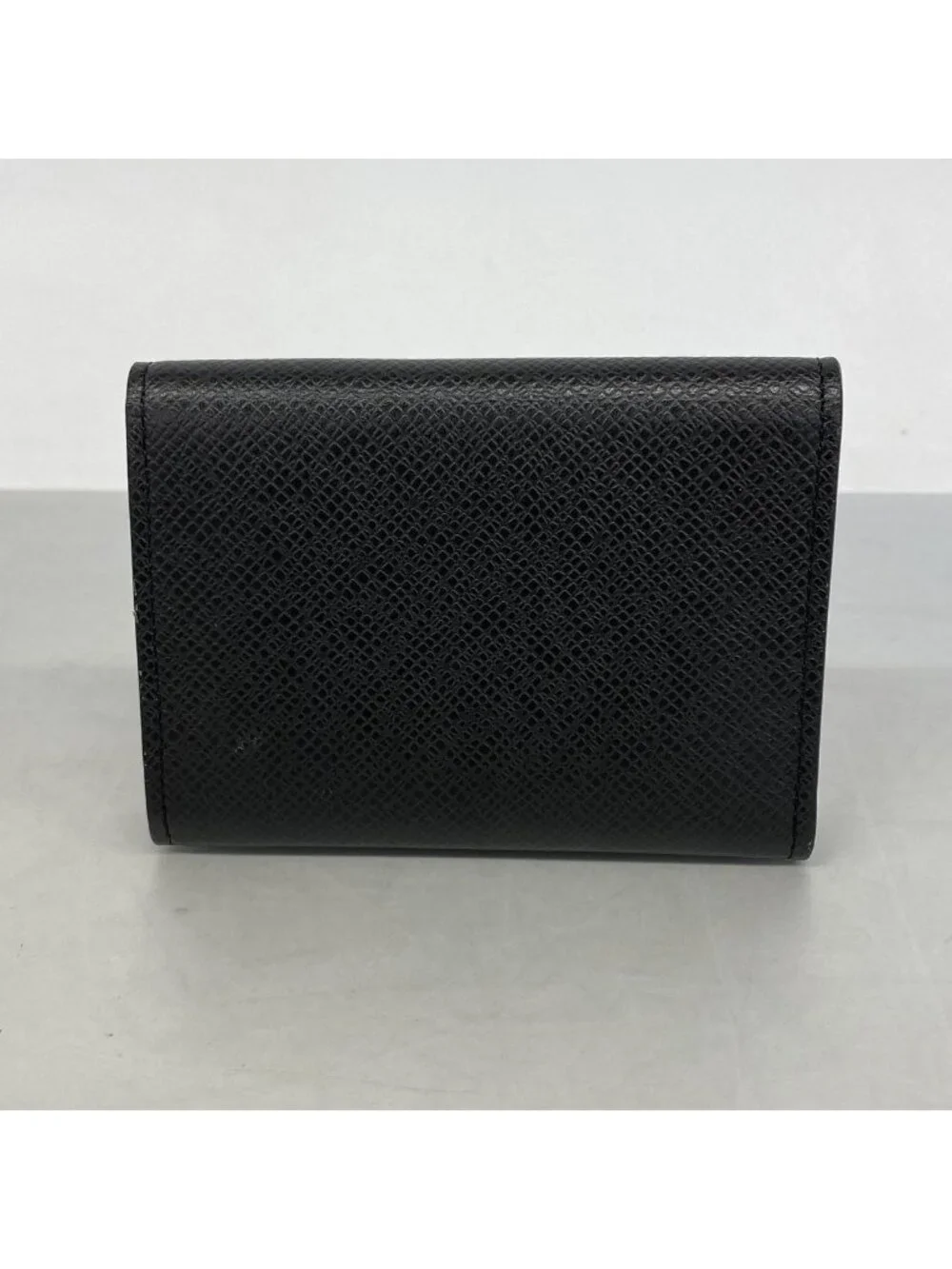 Louis Vuitton Card Case Taiga Envelope Business Holder NM Black